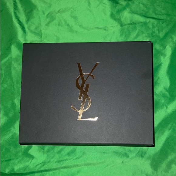 Yves Saint Laurent Black and Gold Large Accessory Box - Picture 1 of 10